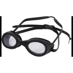 Leader Stingray Swimming Goggles Men Women Adult Regular Fit Black Anti-Fog